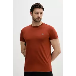 Lacoste pamut póló fehér, férfi, sima, TH6709 kép