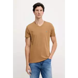 Lacoste pamut póló fehér, sima, TH6710 kép