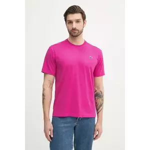Lacoste t-shirt lila, férfi, sima kép