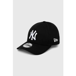 New Era pamut baseball sapka fekete, nyomott mintás kép