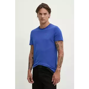 Tommy Jeans pamut póló férfi, sima, DM0DM04411 kép