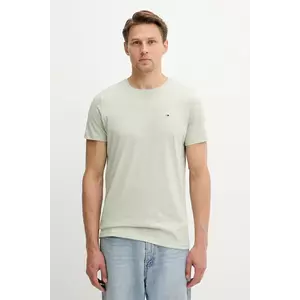Tommy Jeans pamut póló fehér, sima, DM0DM04411 kép