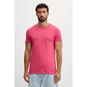 Tommy Jeans pamut póló fehér, sima, DM0DM04411 kép