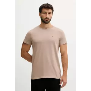 Tommy Jeans pamut póló fehér, sima, DM0DM04411 kép