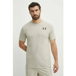 Under Armour t-shirt zöld, férfi, nyomott mintás, 1326799 kép