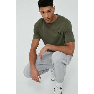 Under Armour t-shirt zöld, férfi, nyomott mintás, 1326799 kép