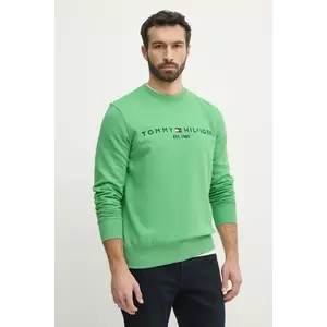 Tommy Hilfiger felső zöld, férfi, nyomott mintás kép
