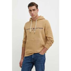 Tommy Hilfiger felső bézs, férfi, nyomott mintás, kapucnis kép
