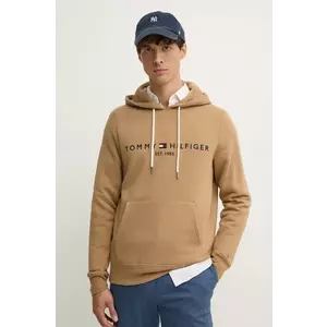 Tommy Hilfiger felső bézs, férfi, nyomott mintás, kapucnis kép