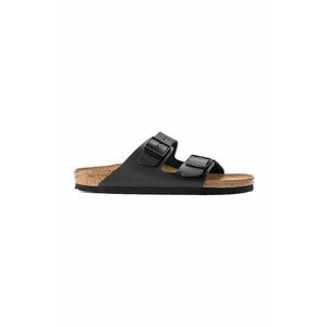 Birkenstock bőr papucs Arizona fekete, férfi, 51191 kép