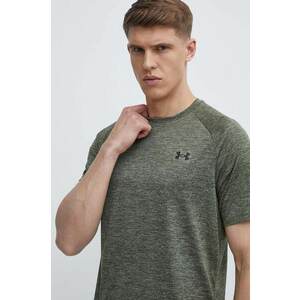 Under Armour edzős póló zöld, sima, 1326413 kép