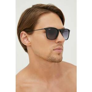 Ray-Ban napszemüveg CHRIS fekete, férfi, 0RB4187 kép