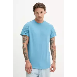 G-Star Raw pamut póló fehér, sima, D16396-B353 kép