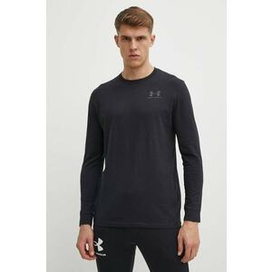 Under Armour hosszú ujjú 1329585 fekete, férfi, nyomott mintás kép