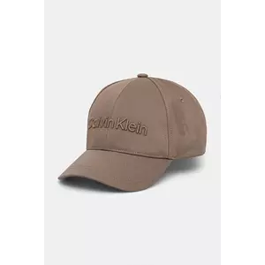 Calvin Klein pamut baseball sapka fehér, nyomott mintás, K50K505737 kép