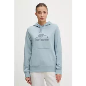Helly Hansen felső NORD GRAPHIC női, nyomott mintás, kapucnis, 62981 kép