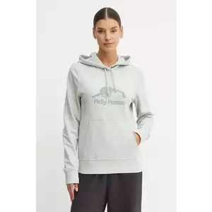 Helly Hansen felső NORD GRAPHIC női, nyomott mintás, kapucnis, 62981 kép