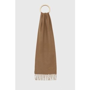Moschino gyapjú sál barna, sima, M5165 50092 kép