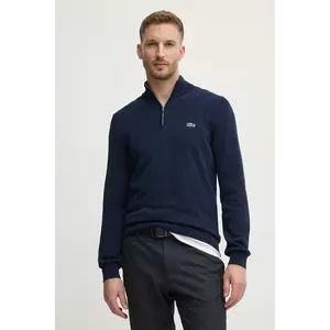 Lacoste pulóver férfi, sötétkék, félgarbó nyakú kép