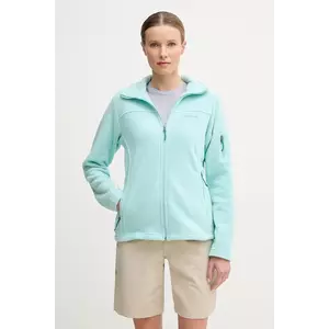 Columbia sportos pulóver Fast Trek türkiz, sima, 1465351 kép