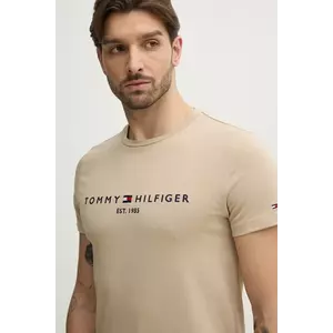 Tommy Hilfiger pamut póló férfi, nyomott mintás, MW0MW11797 kép