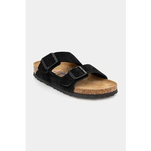 Birkenstock papucs velúrból Arizona SFB fekete, női, 951323 kép