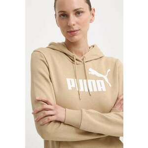 Puma felső bézs, női, nyomott mintás, kapucnis, 586797 kép