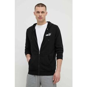 Puma felső fekete, férfi, sima, kapucnis, 586797 kép