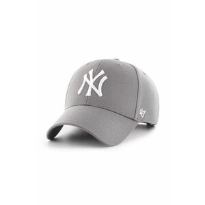 47 brand baseball sapka MLB New York Yankees szürke, nyomott mintás, B-MVPSP17WBP-DY kép