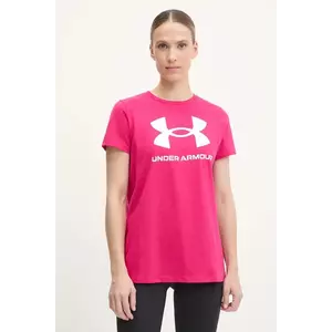 Under Armour t-shirt női, bordó kép