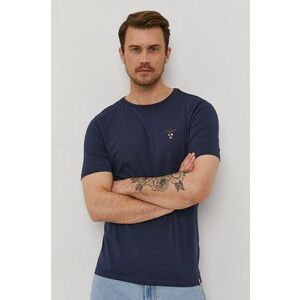 Aeronautica Militare t-shirt lounge sötétkék, férfi, sima, AM1UTI001 kép