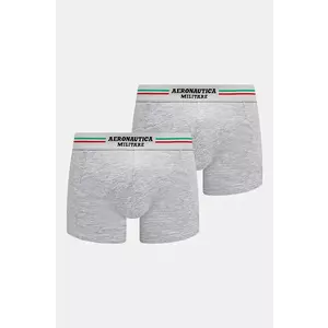 Aeronautica Militare boxeralsó (2-pack) szürke, férfi kép