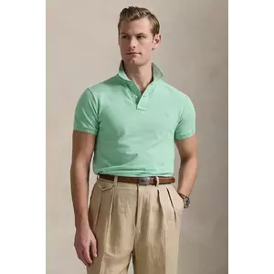 Polo Ralph Lauren pamut póló türkiz, sima, 710536856 kép