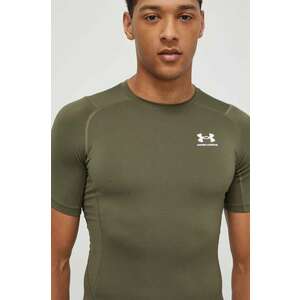 Under Armour edzős póló zöld, sima kép