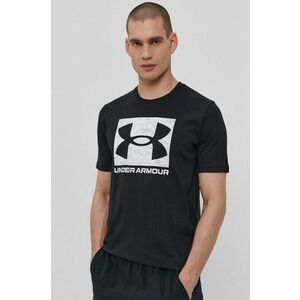 Under Armour t-shirt 1361673 fekete, férfi, nyomott mintás kép