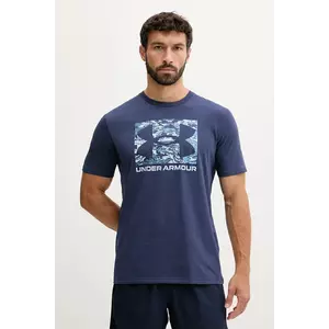 Under Armour t-shirt fekete, nyomott mintás kép