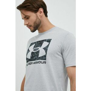 Under Armour t-shirt szürke, férfi, nyomott mintás kép