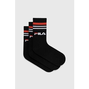 Fila zokni (3 pár) fekete kép