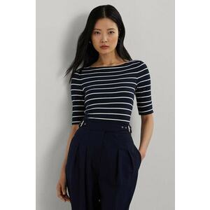 Lauren Ralph Lauren felső sötétkék, női, mintás kép