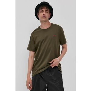 Levi's t-shirt zöld, férfi, nyomott mintás kép