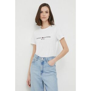 Tommy Hilfiger pamut póló fehér kép