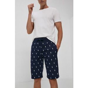 Polo Ralph Lauren rövid pizsama sötétkék, férfi, mintás kép