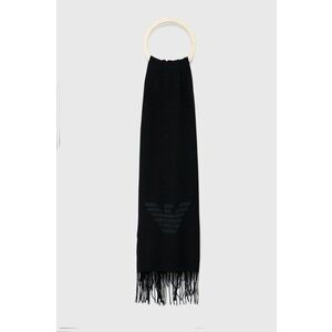 Emporio Armani sál fekete, férfi, nyomott mintás kép