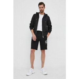 Armani Exchange rövidnadrág fekete, férfi kép