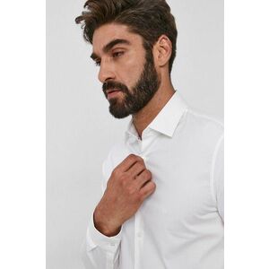 Calvin Klein ing férfi, galléros, fehér, slim kép