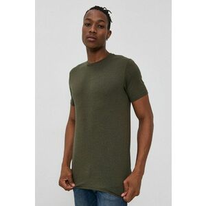 !SOLID t-shirt zöld, férfi, sima kép