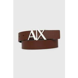 Armani Exchange bőr öv barna, férfi kép