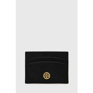 Tory Burch bőr pénztárca fekete, női kép