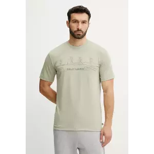 Helly Hansen t-shirt SKOG RECYCLED GRAPHIC zöld, férfi, nyomott mintás, 63082 kép