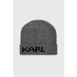 Karl Lagerfeld sapka vékony, szürke, kép